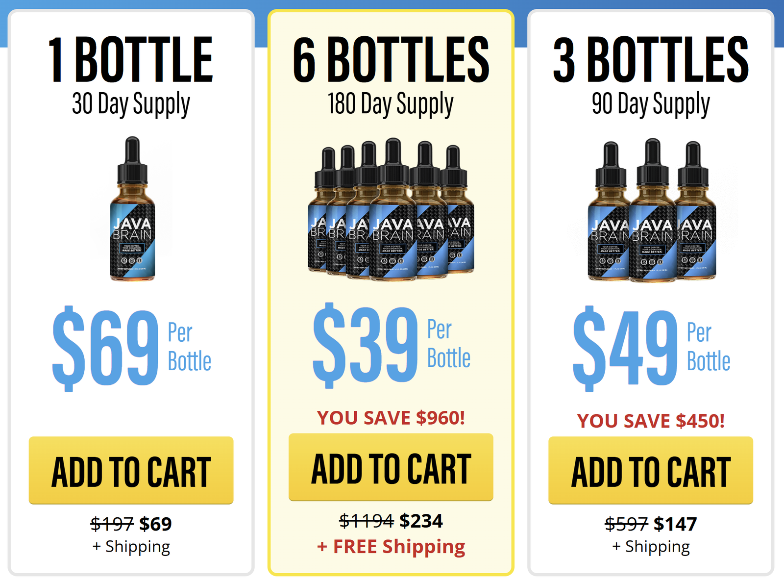 Java Brain Pricing