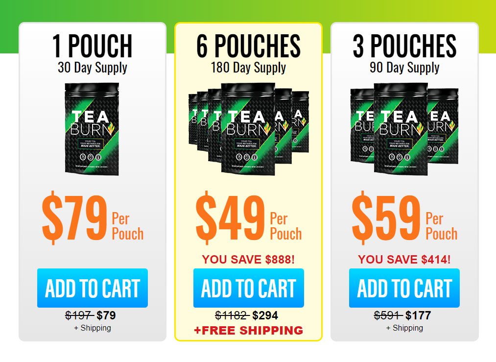Tea Burn Pricing